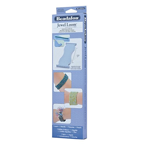 Beadalon Jewel Loom Kit: Beading Loom, Needle, Threader, Pouch (2 Pack)