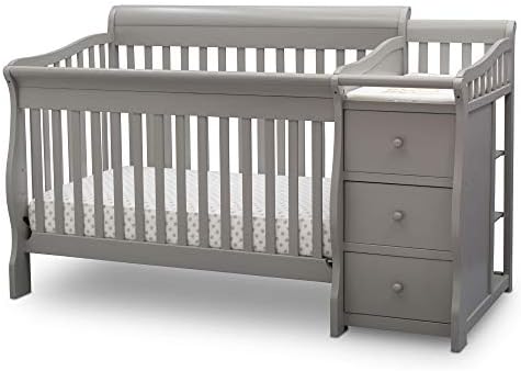 delta children princeton junction convertible crib and changer