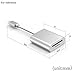 USB C SD Card Reader, QCEs USB Type C Card Adapter Aluminum Superspeed 2-In-1 Card Reader SD Card/Micro SD Card/TF Card Compatible MacBook Pro/Air 2018 Samsung Galaxy S9 S8 Note 9/8 Surface Book2 more
