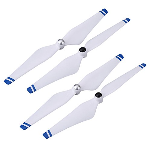 2-Paar-RC-Drohne-Propellerblaetter-CW-CCW-Selbstsichernde-Propeller-Blades-fuer-DJI-Phantom2-3-E300Weiss-Blau