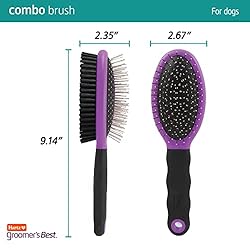 Hartz Groomer's Best Combo Dog Brush