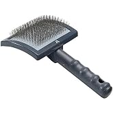 Millers Forge Slicker Brushes for Dog Grooming Professionals Curved Plastic Tool - Choose Size(Large)