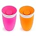 Munchkin Miracle 360 Sippy Cup, Pink/Orange, 10 Ounce, 2 Count