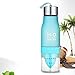 H2O Lemon Fruit Infuser Water Bottle, Phroboxl 650ml Plastic Water Bottle Citrus Juicer Lemon Squeezer Cup 22oz - Leak Proof … (blue)