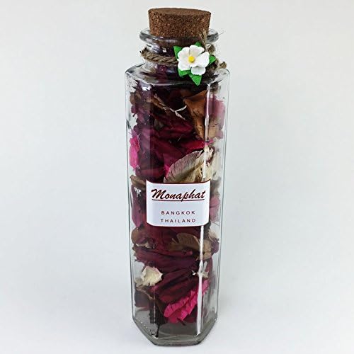 MONAPHAT The Beautiful Glass Bottle Design Decorative with ORCHID Fragrance Potpourri #PR-0510
