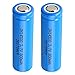 Kivors 2 Packs Plasma Arc Lighter Battery for Item Model Number KV-05K0221GY KV-05K0221BK KV-05K0221LS KV-05K0221GD