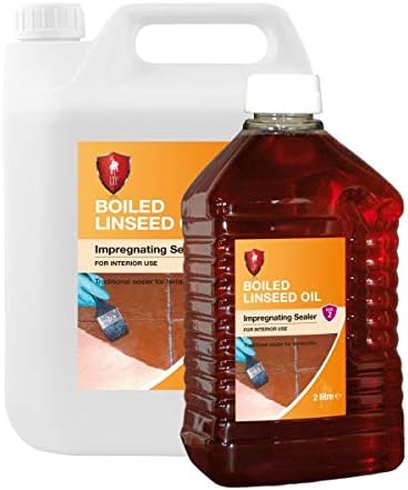 LTP Boiled Linseed Oil-The Traditional Sealer for Terracotta and Ideal for wooden garden furniture and decking - 5L