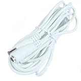 Hanvex HDCQ12W 12ft 2.1mm x 5.5mm DC Plug Power Adapter Extension Cable, 20AWG Cord for 12V CCTV Wireless IP Camera, LED, Car, White