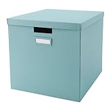 Ikea Storage Box with lid, light blue 14214.81123.186