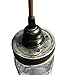 Wide Mouth Mason Jar Lids with Pre drilled Light Socket and Heat Relief Holes - 6pk DIY Jar Chandelier/Pendant/Vanity Lighting by Industrial Rewind