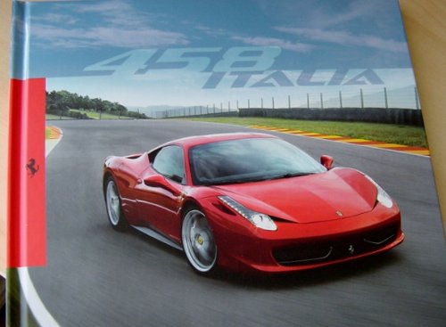 Official Ferrari 458 Italia Hardcover Brochure NEW