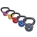 Sunny Health & Fitness Vinyl Coated Kettlebell Weights