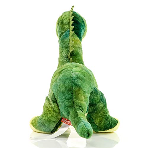Minifeet Dino Tino (grün, M) - Dinosaurier Brontosaurus Plüschtier - kuschelig weich - Geschenk für alle Dino Fans, Baby… – Bild 4