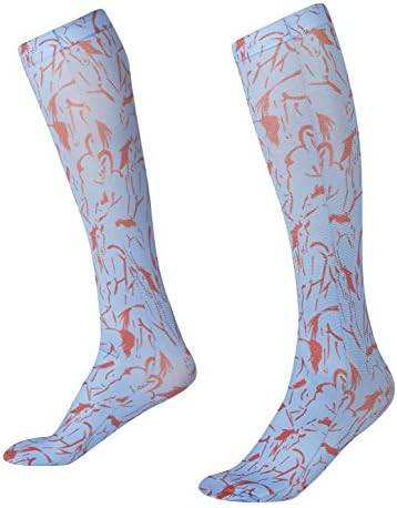 Kerrits Boot Sock Bluebell Etched Horses Size: One Size