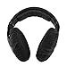 Geekria 100 Pairs Disposable Headphone Covers for Over-Ear and MRI Headsets, Stretchable Sanitary Ear Pads, Hygienic Earcup Cushion Protectors (M, Black)