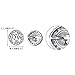 EVER FAITH 925 Sterling Silver Cubic Zirconia Elegant Cushion Cut Halo Stud Earrings Clear