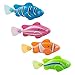 genmine Robot Fish Swimming Fish Toy Water-Activated Magical Electronic Pets Toy Kids Children Gifts Pack of 4 (Random Color)