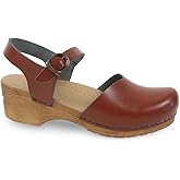 Sanita Women's Sansi Clog Brown Leather 41
