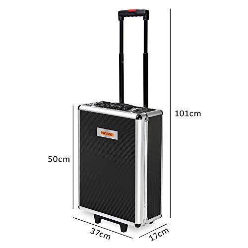 Monzana Werkzeugkoffer XXL gefüllt Set 899tlg Qualitätswerkzeug Werkzeugkasten Werkzeugkiste Werkzeugtrolley anthrazit – Bild 8
