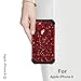 Hekodonk for iPhone 8/7 Case,3 Layer Luxury Bling Sparkle Shiny Heavy Duty Shockproof Fullbody Protective Impact Hybrid Cover for Apple iPhone 8/ iPhone 7 Bling Red