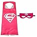 Hasaker Comics Cartoon Hero （4pcs）girl Dress Up Costumes Satin Capes with Felt Masks