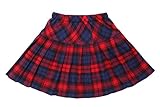 Lemail wig Women's High Waist Pleated School Plaid Skirts