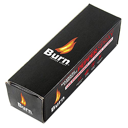 Burn Pepper Spray Keychain for Self Defense Max Strength OC Spray 1