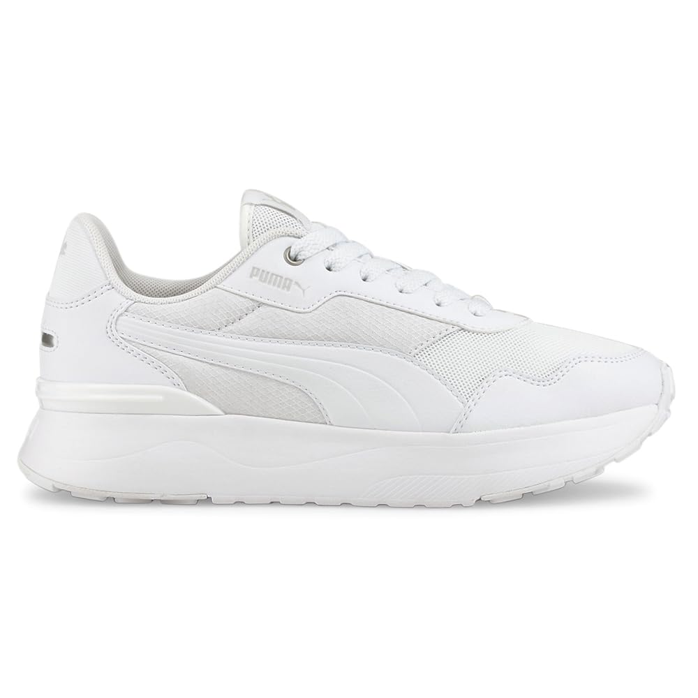 Puma R78 Sneaker, White White-Gray Violet, 7 US