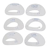 Eyeshadow Stencils Eye Shadow Template Makeup Tool 6pcs
