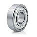 URBEST 6203Z Silver Tone Double Shielded 40mm Outer Diameter Deep Groove Ball Bearing