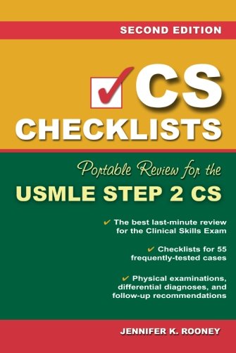CS CHECKLISTS: PORTABLE REVIEW FOR THE USMLE STEP2