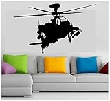 Military Apache Attack Army Helicopter vinyl sticker wall car decal (37