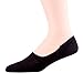 SHEEC - SoleHugger ACTIVE PREMIUM No-Show Socks - 4 Pair Pack (Black/ Medium)