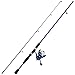 Wakeman Swarm Series Spinning Rod and Reel Combo - Blue Metallic