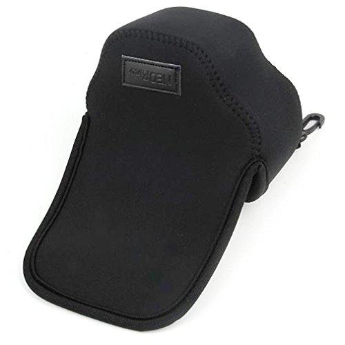 First2savvv QSL-SX510C-01 black Neoprene Camera Case Bag for Canon PowerShot SX420 IS. SX410 IS
