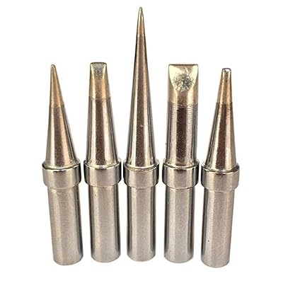 5-Piece Soldering Iron Tip Set – Compatible With Weller WESD51, WESD50, WCC100, EC1201A, PES50, PES51, DEC1001 – ETA/ETB/ETD/ETS/ETT Models