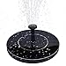 MADETEC Solar Water Fountain Pump with Battery Backup，1.5W Upgraded Submersible Solar Pond Fountain Panel Kit for Bird Bath,Small Pond,Garden and Lawn (Black)