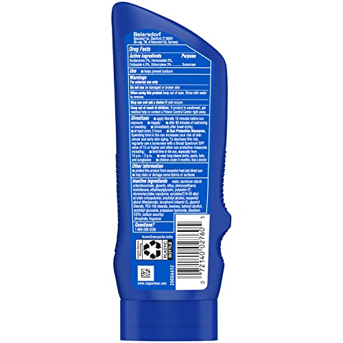 COPPERTONE SPORT SUNSCREEN SPF 15 LOTION, WATER RESISTANT SUNSCREEN, BODY SUNSCREEN LOTION, 7 FL OZ