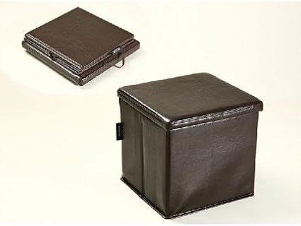 Versa Puff Caja Desmontable en Color marrón: Amazon.es: Hogar