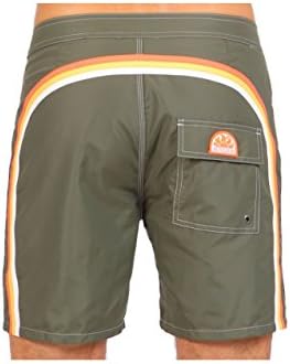 17" Classic Solid Swim Short Dark Army Green