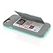Incipio IPH-1185-GRYTEAL iPhone 6S Case, Stowaway [Kickstand][Credit Card] Wallet Cover fits Both Apple iPhone 6, iPhone 6S - Gray/Teal