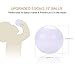 MoonxHome Ball Pit Balls Crush Proof Plastic Children's Toy Balls Macaron Ocean Balls 2.15 Inch Pack of 200 White&Pink