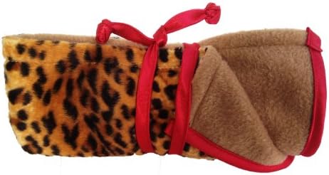 Patricia Ann Designs Satin Trim Cheetah Changing Mat, Tan, Brown, Red