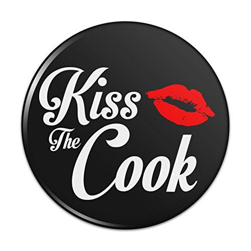 Kiss the Cook Pinback Button Pin Badge - 3