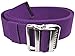 LiftAid Walking Gait Belt and Patient Transfer with Metal Buckle and Belt Loop Holder for Nurse, Caregiver, Physical Therapist (Purple, 60") primary