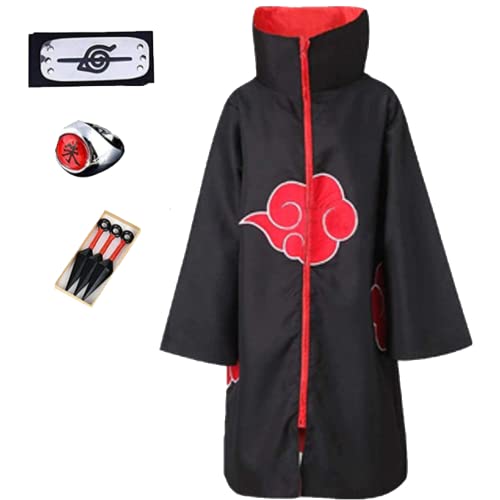 uchiha Akatsuki Naruto cloak shippuden itachi headband Hoodies