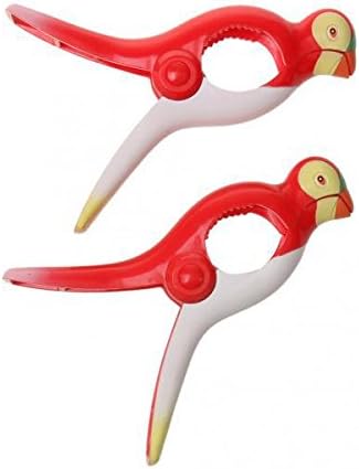 Amazon Co Jp 4個入 プラスチック製 オウム Y型 洗濯ばさみ 竿ピンチ クリップ 吹き飛ばす防止 ホーム キッチン