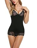 Avidlove Nightwear Sexy Lingerie for Women Lace Chemise Babydoll Set