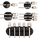 Outee 32 Pcs Cable Clips Wire 5 Sizes Cord Clips Cable Adhesive Cord Management Wire Holder System Home Office Car Desk Accessories Gift for Families Friend