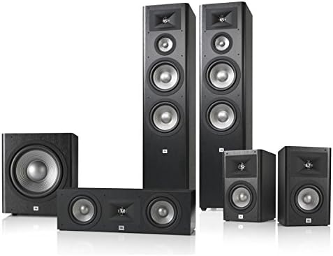 JBL Studio 290 5.1 Home Theater Speaker System Package (Black)